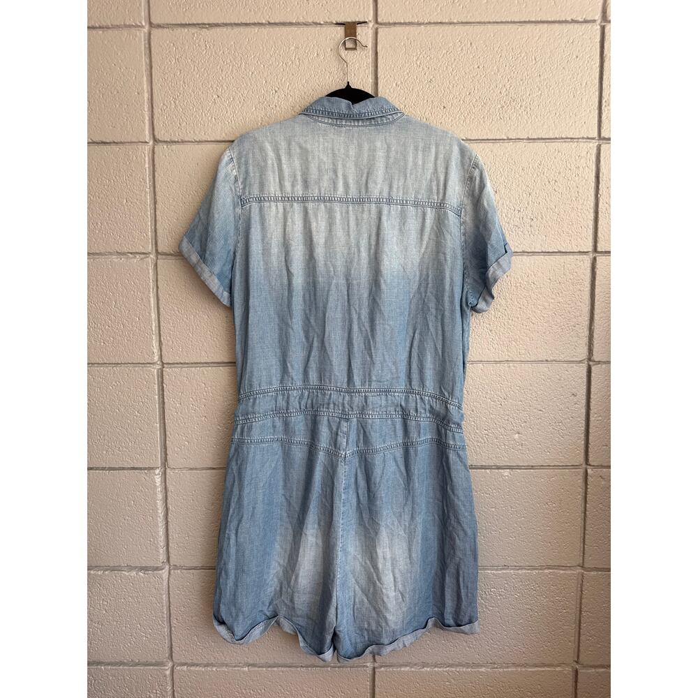 Cloth & Stone Anthropologie Relaxed Short-Sleeve Romper size L - Picture 5 of 5